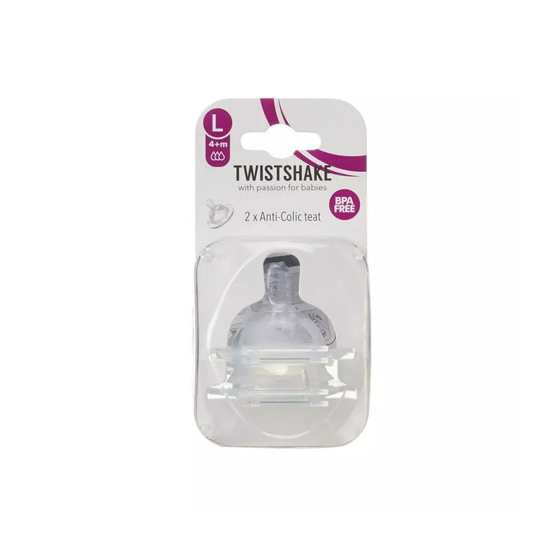 Tetina Anti-c&oacute;lico Twistshake Large 4+m image number null