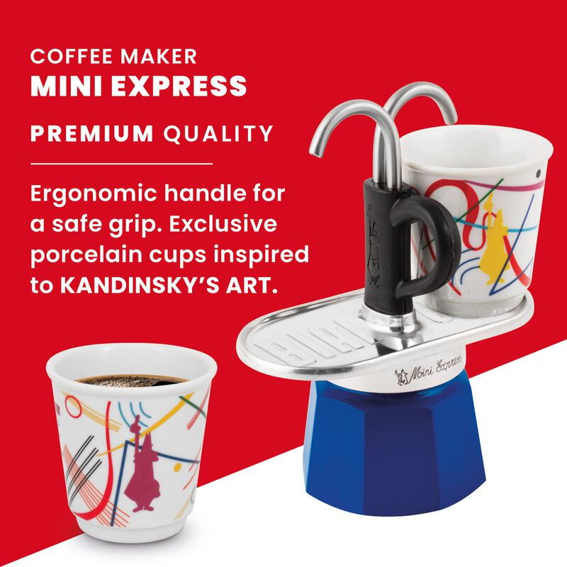 Set Moka Bialetti Mini Express Kandinsky De 2 T... image number null