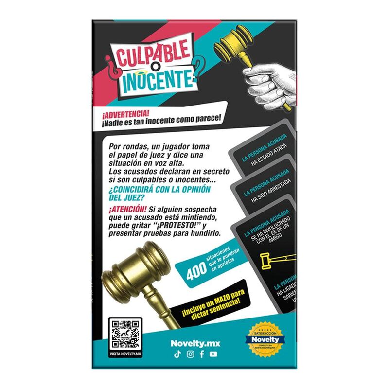 Juego De Mesa &iquest;culpable O Inocente? Novelty image number null