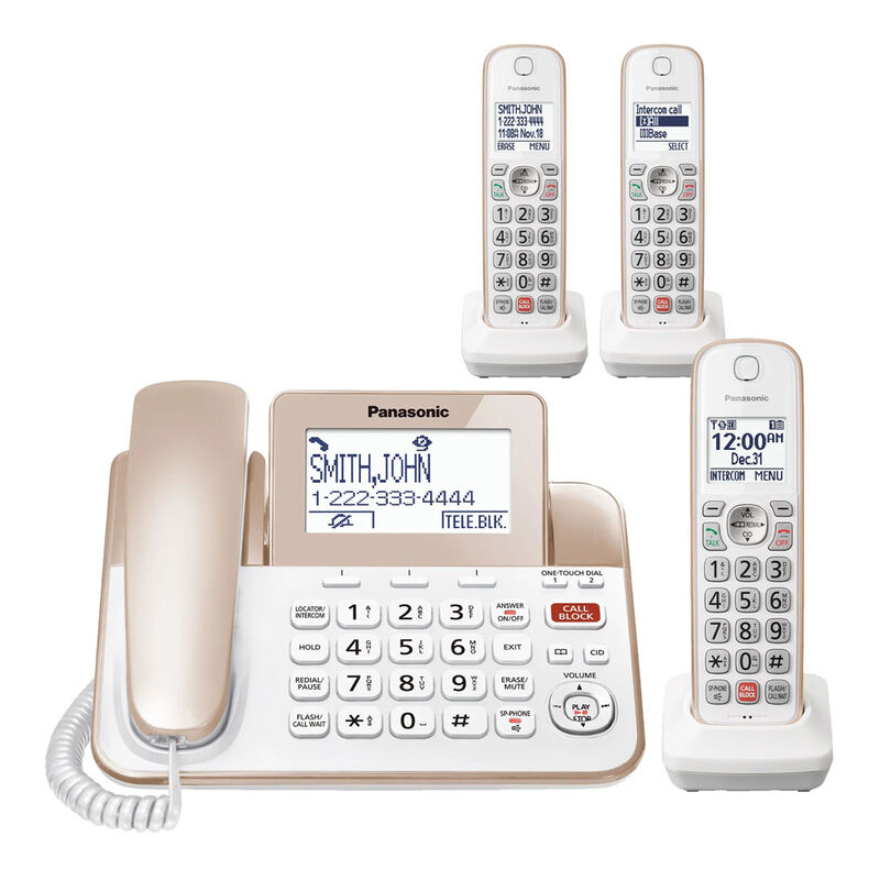 Tel&eacute;fono Inal&aacute;mbrico Panasonic Tres Ext KX-TGF8... image number null