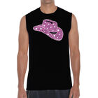 Camiseta Sin Mangas Word Art Para Hombre - Sombrero Vaquero - Negro