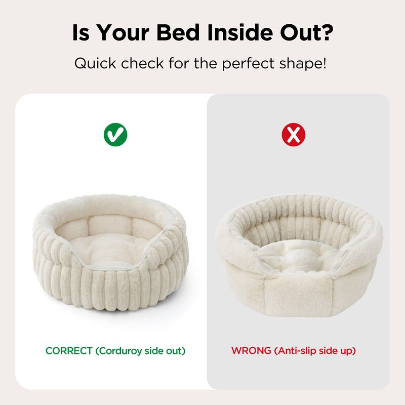 Cama Para Gatos Bedsure Comfyfleece&trade; Redonda De... image number null