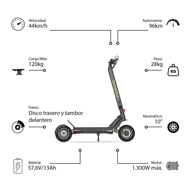 Inokim Scooter Ox Verde image number null