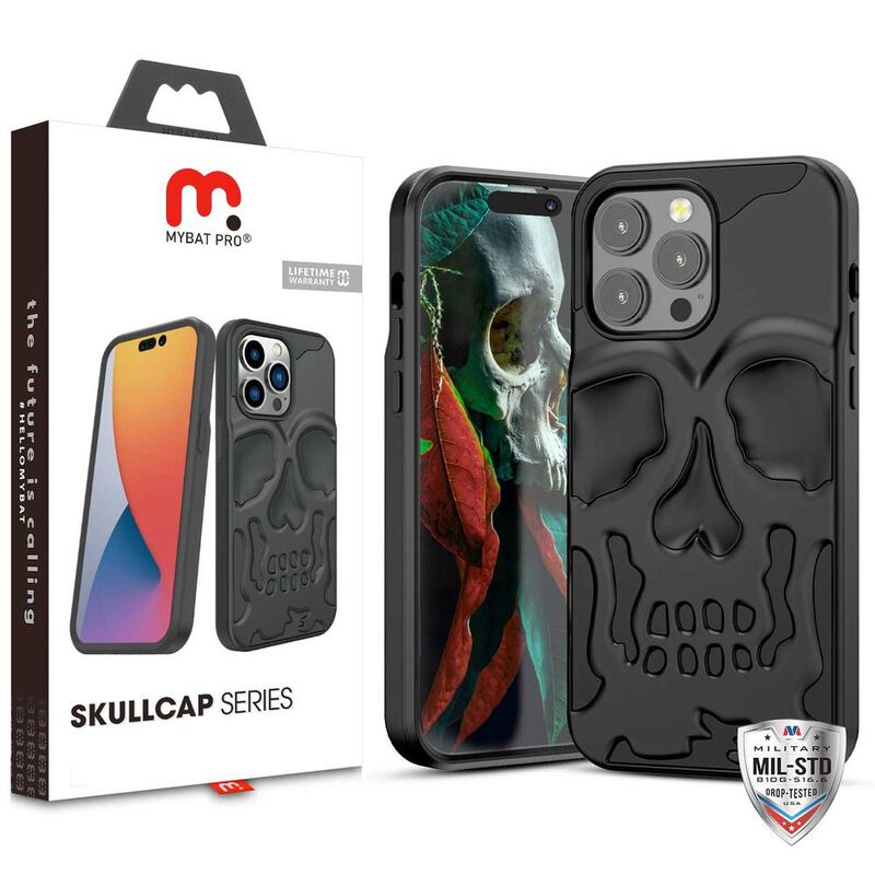 Funda MYBAT Skullcap para iPhone 14 PRO Negra image number null