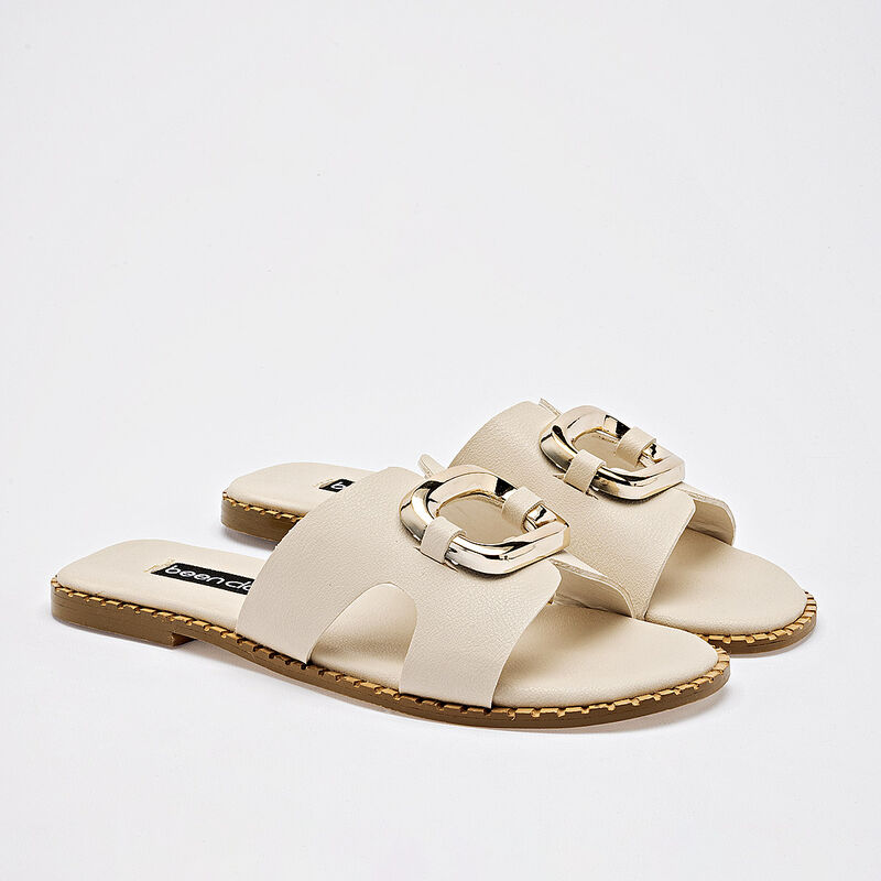 Been Class sandalia piso para mujer latte cod 1... image number null