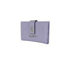 Cartera Michel Domit Con Broche M&uacute;ltiples Organizadores Morado