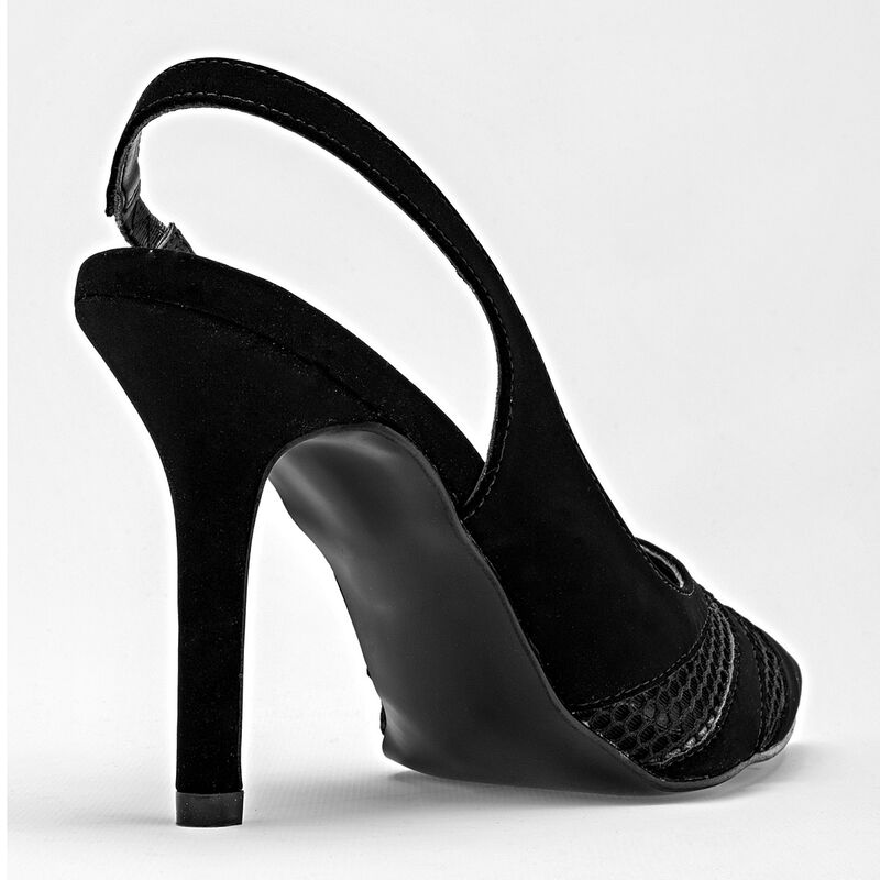 Lady Paulina zapatilla para mujer  negro cod 14... image number null