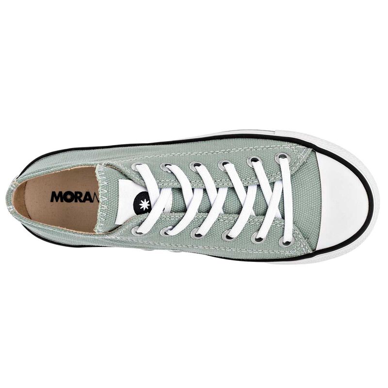 Moramora Tenis urbano para mujer verde blanco image number null