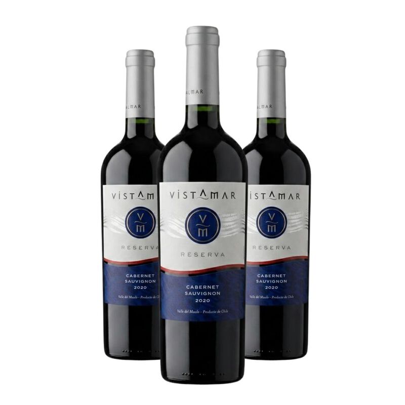 Vino Tinto Vi&ntilde;a Vistamar Reserva Cabernet Sauvi... image number null