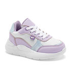 Ferrioni Tenis urbano para ni&ntilde;a lila blanco azul
