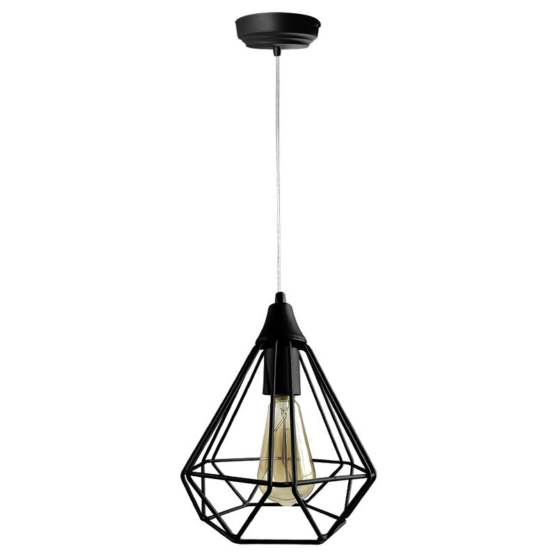 Lámpara Colgante Vintage Negra Mil Luces image number null