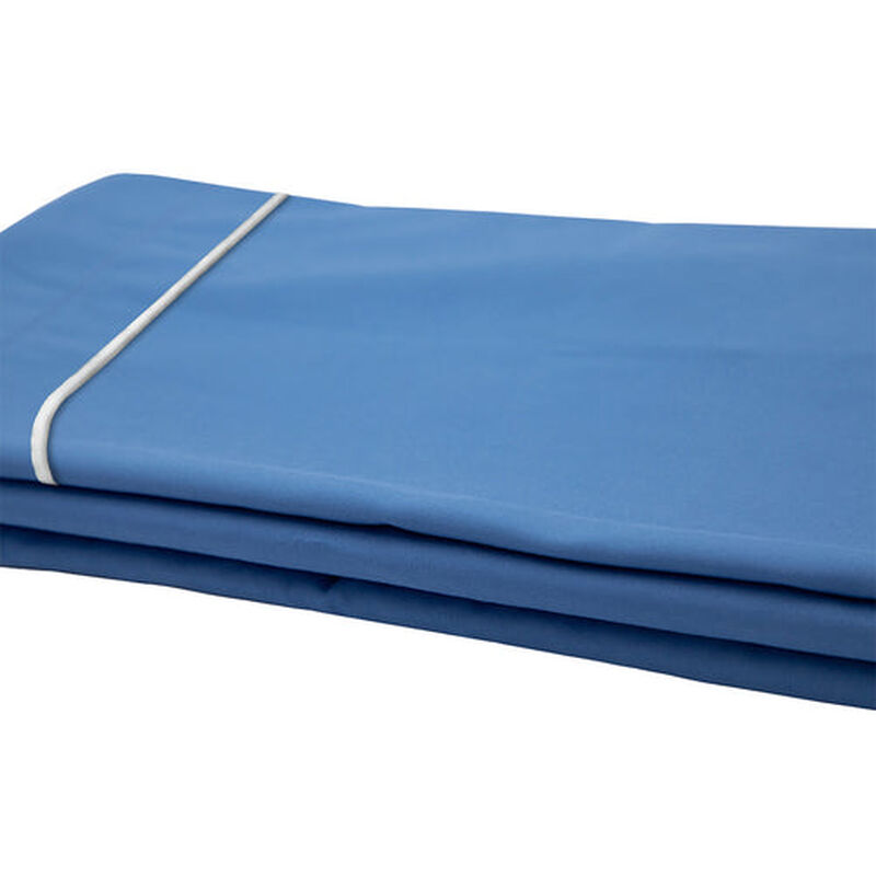 Juego de S&aacute;banas Queen Size Royal Touch Az&uacute;l Me... image number null