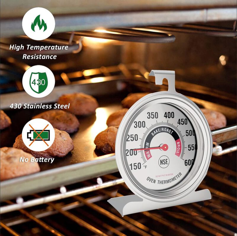 Term&oacute;metro Para Horno Efeng Con Dial Grande De ... image number null