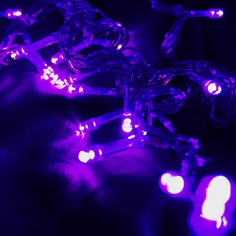 Serie de Luces Navide&ntilde;a 500 Led Luz Morada 22 M... image number null