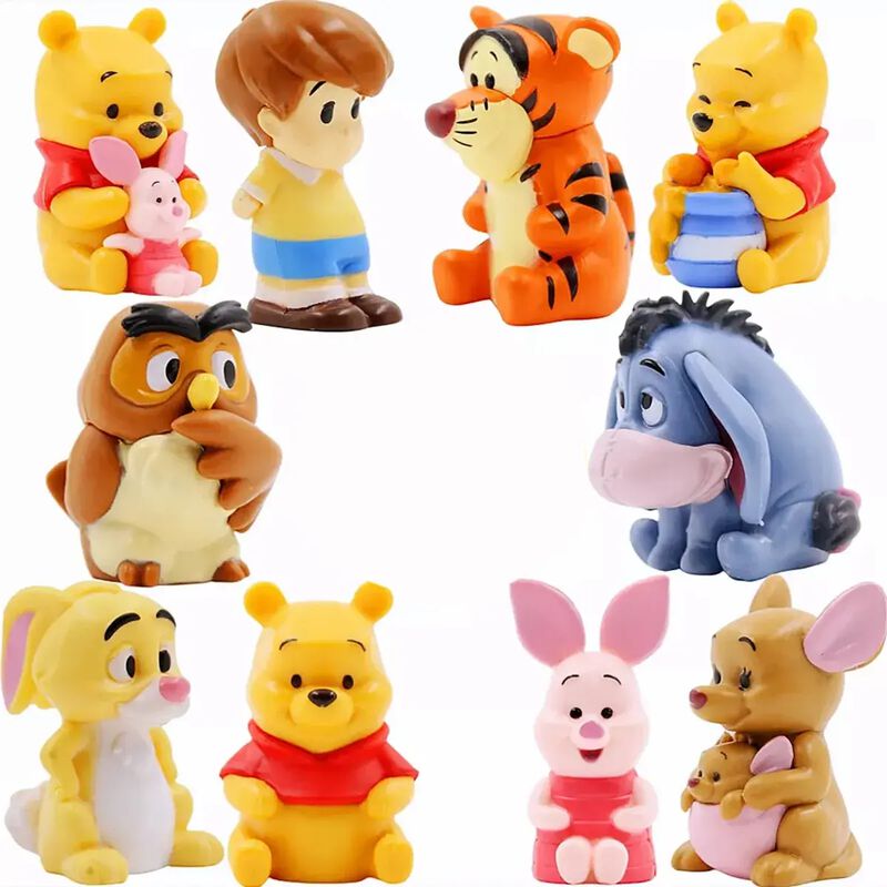 Set De 10 Minifiguras Winnie The Pooh Coleccion... image number null