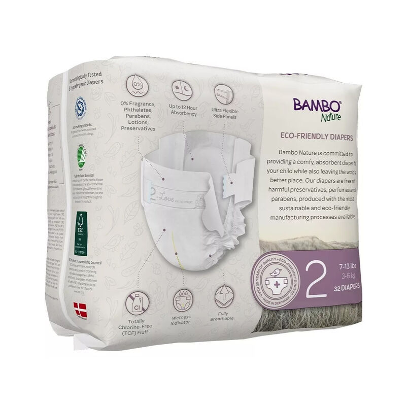 Pañales Bambo Nature Dream 192pz Talla 2 image number null
