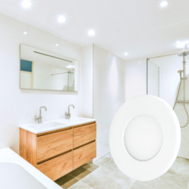 Pack de 6luminarios LED Aksi 18W Empotrable Cir... image number null