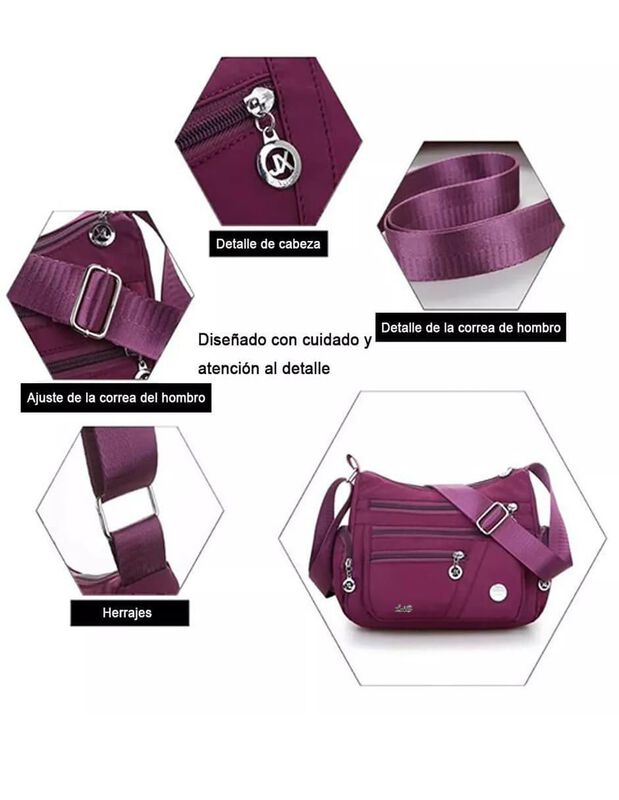 Bolsa Bandolera Pink Brule Para Mujer image number null