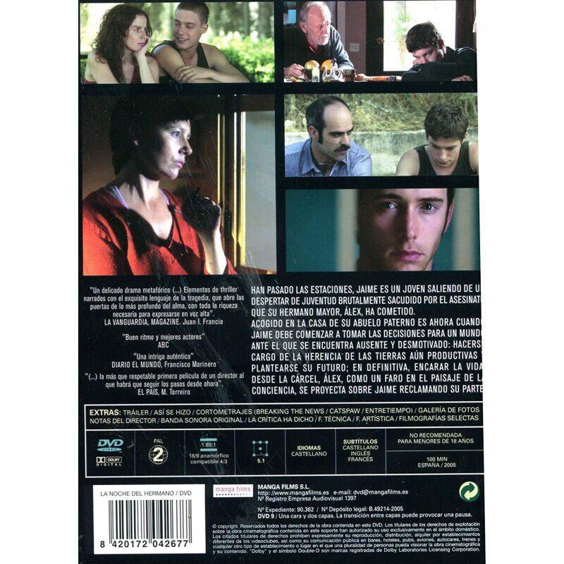 La Noche Del Hermano [dvd] 2005 Dir Por  Santia... image number null
