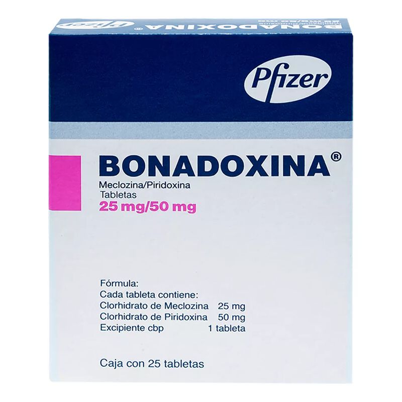 Bonadoxina Tabletas 25 Mg/50 Mg, 25 Tabletas image number null