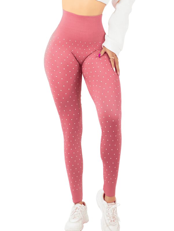Leggins De Mujer Mallones Dama LIC-0198 Rosa Ma... image number null