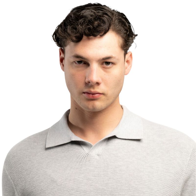 Atlo Playera Tipo Polo Grey Para Hombre image number null