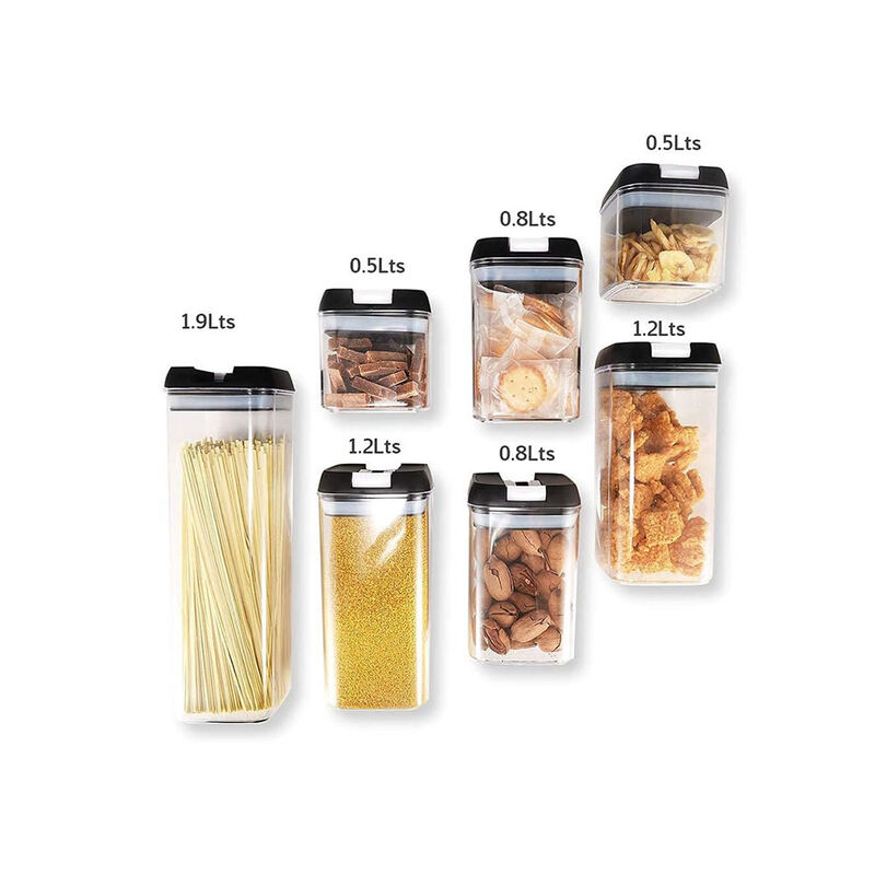 Set De 7 Contenedores Para Cocina Con Tapa Herm... image number null