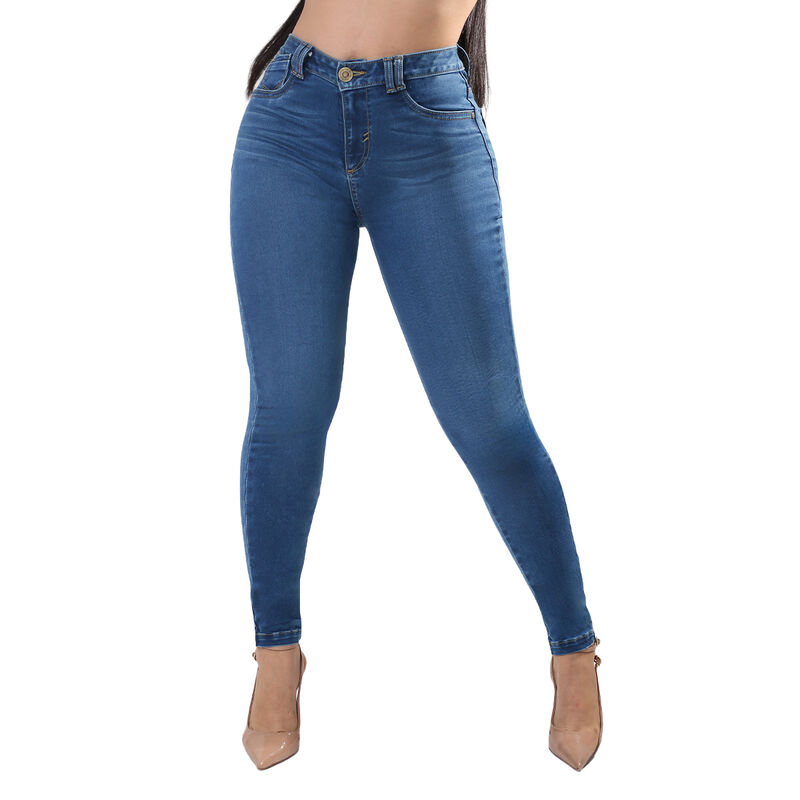 Pantal&oacute;n Super Skinny Tiro Medio Dama Savi B&aacute;si... image number null