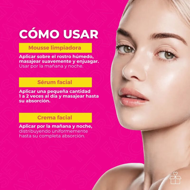 Set Serum Crema Limpiador Facial Reafirmante 5 ... image number null