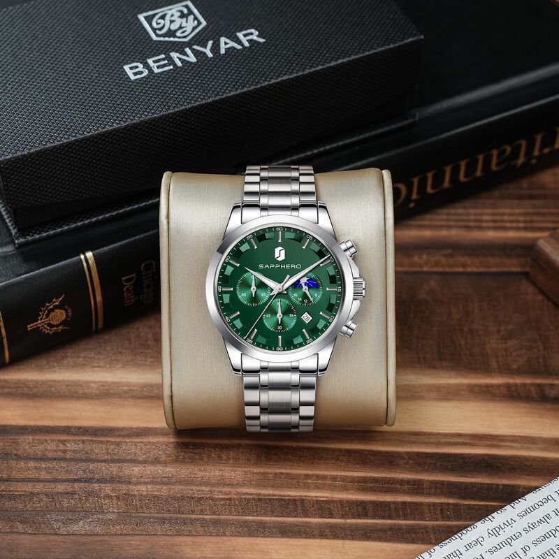 Reloj Benyar Cron&oacute;grafo Para Hombre Resistente ... image number null