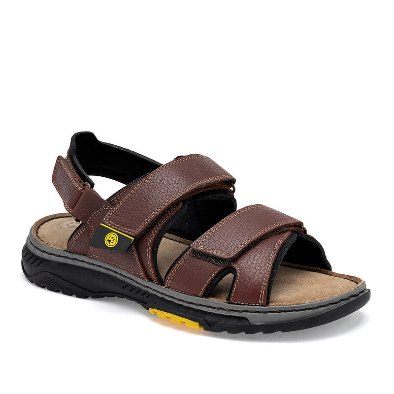 Lobo Solo Sandalia para hombre. Caf&eacute; image number null