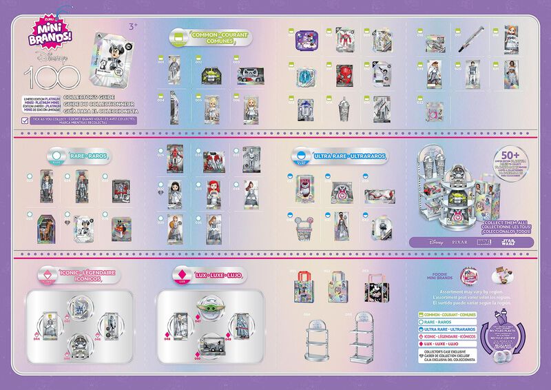C&aacute;psula Disney 100 Platinum De Toy Mini Brands ... image number null