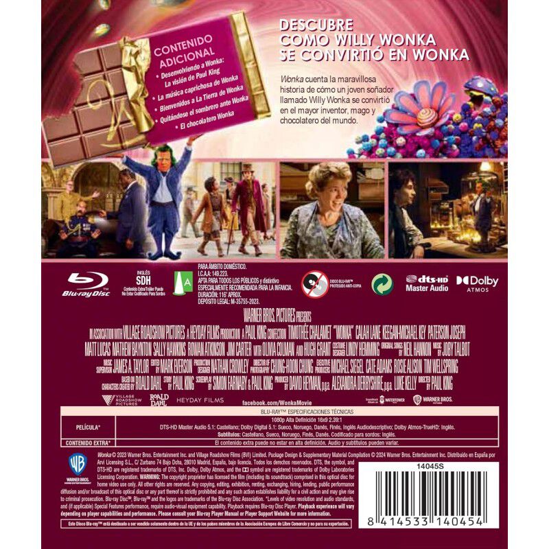 Wonka (blu-ray) [blu-ray] image number null