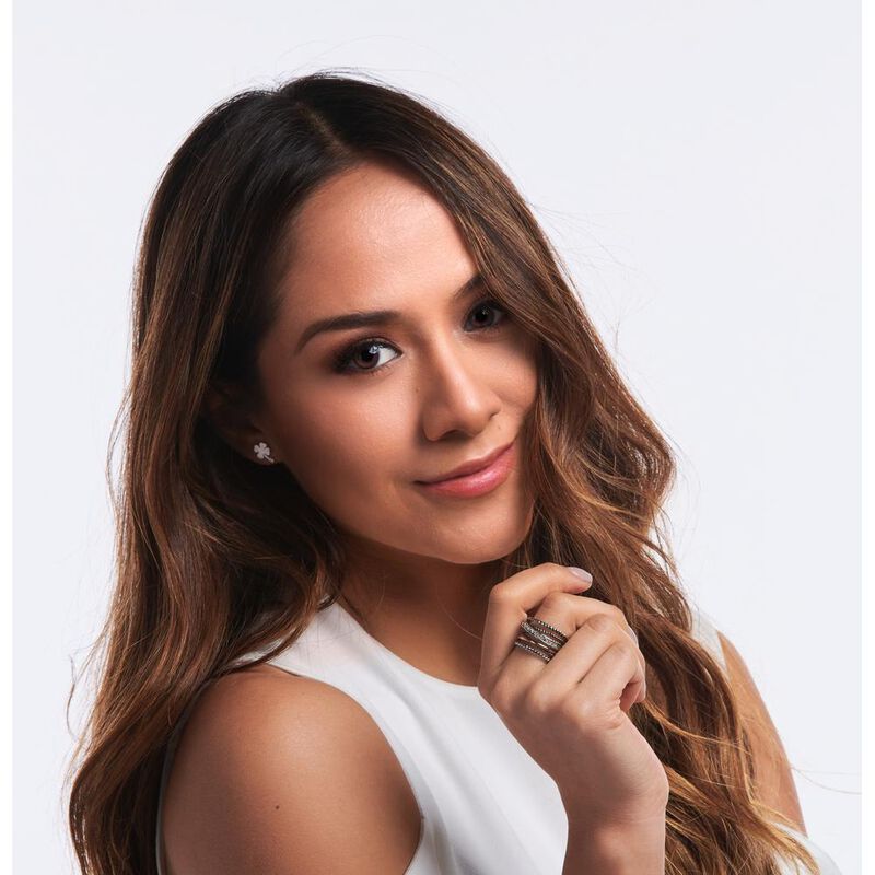 Anillo Mujer Acero Inoxidable Zirconia C&uacute;bica R... image number null