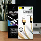 Kit Cables Tipo C Gamer Forward Cable 90° y Cable Tejido