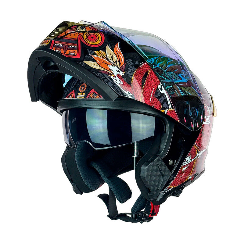Casco Kov Thunder Quetzal Rojo Bri L image number null