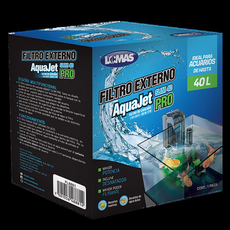 Lomas Filtro Externo Aquajet Slim Pro 40 L image number null
