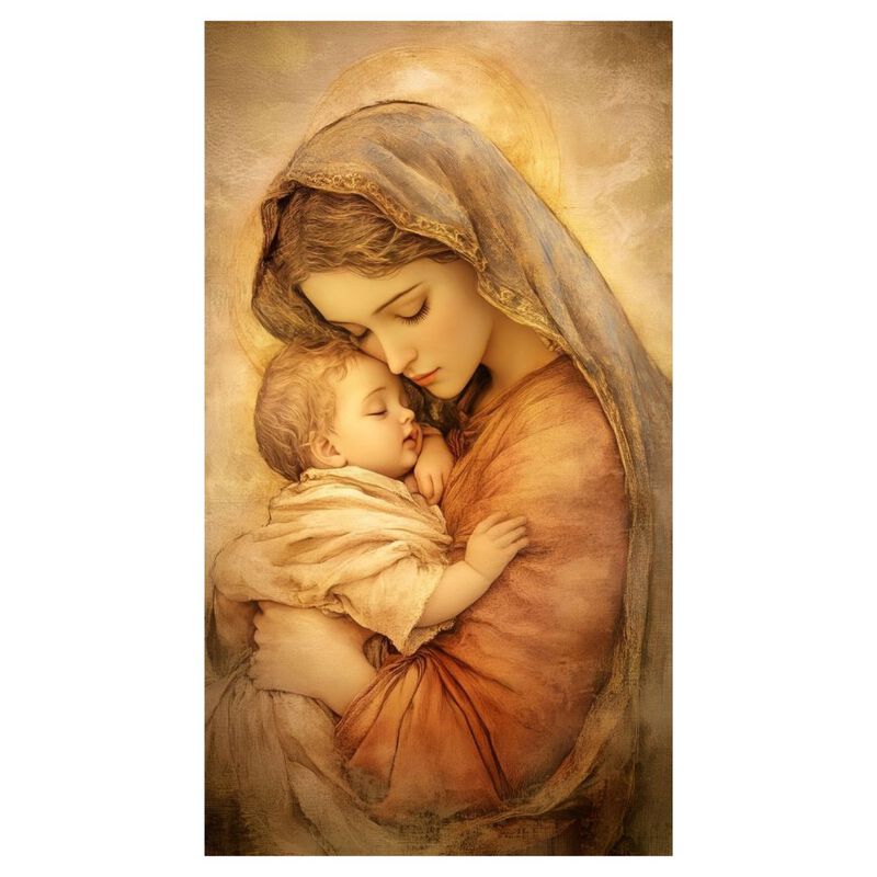 Cuadro Decorativo Religioso 90x122cm Divina Mat... image number null