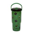 Vaso T&eacute;rmico Zak Designs 591 ml Minecraft Con Pajilla Plegable