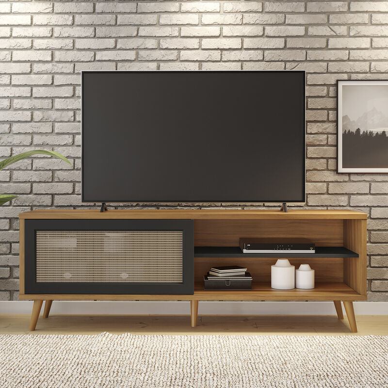 Mueble Para Tv Rack 60 Pulgad Bancada Puerta Co... image number null