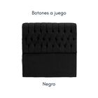 Cabecera Melfi Matrimonial Negro