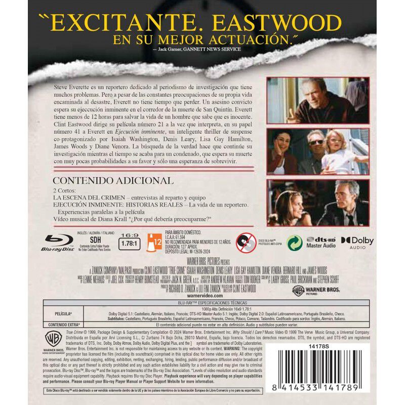 Ejecuci&oacute;n Inminente [Blu-ray] (1999) True Crime image number null