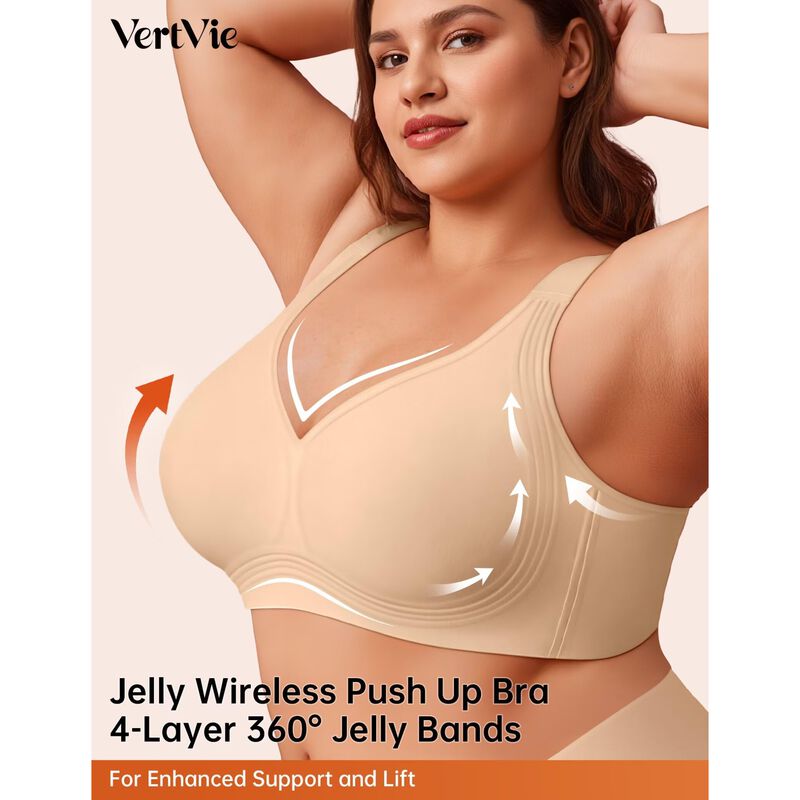 Sujetador Vertvie Jelly Sin Aros 42C image number null