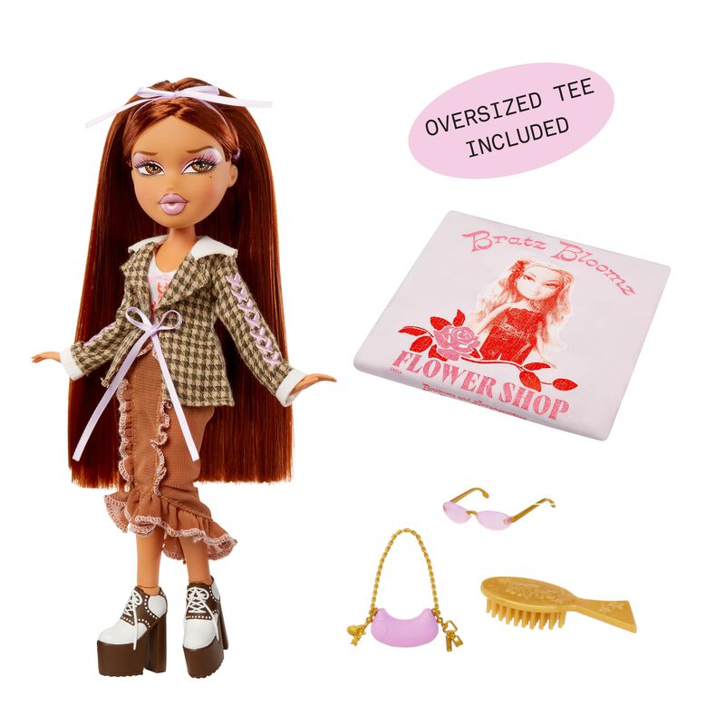 Mu&ntilde;eca De Moda Bratz Stylin' Yasmin Con Camiset... image number null