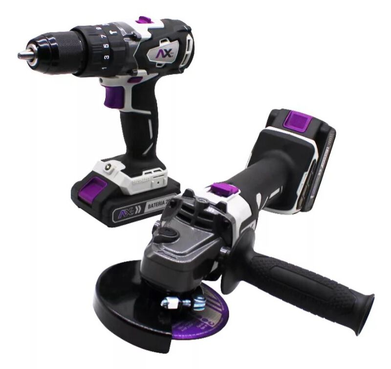 Taladro Atornillador + Miniesmeriladora A Bater... image number null