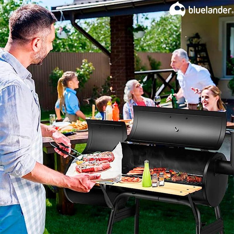 Asador para Carbón con Llantas Bluelander image number null