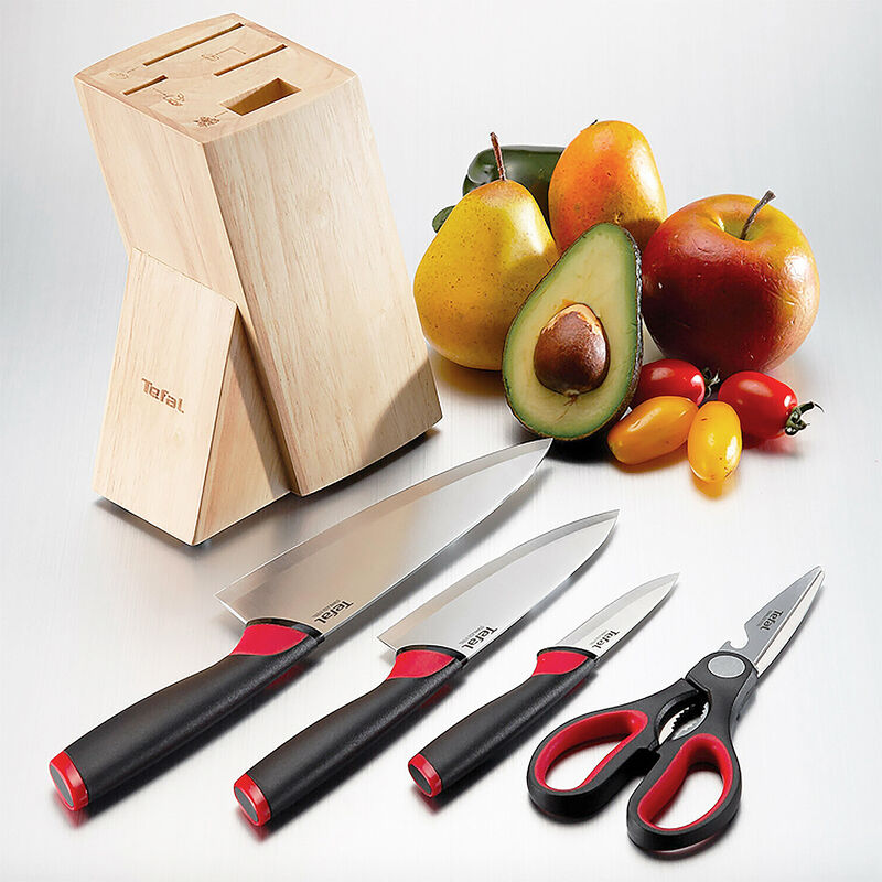 Set de Cuchillos T-Fal Comfort RED 4 Piezas con... image number null