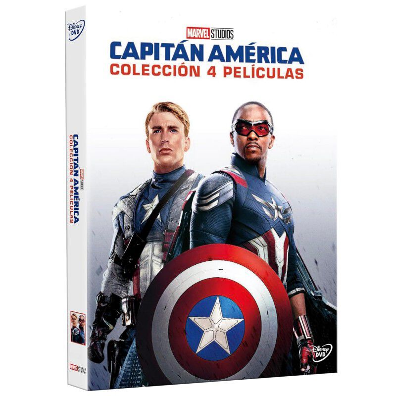 Capit&aacute;n Am&eacute;rica: Colecci&oacute;n 4 Pel&iacute;culas (4 disco... image number null