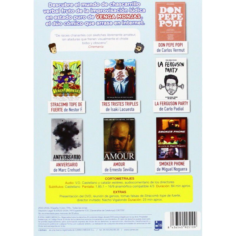 VENGA MONJAS (DVD) image number null