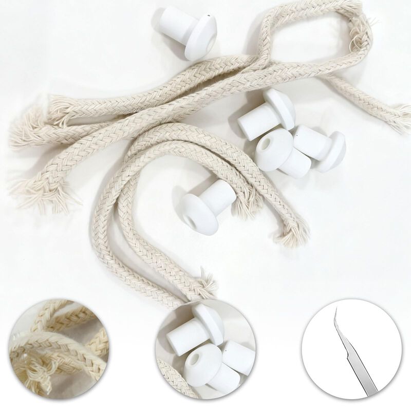 Mechas Para L&aacute;mpara De Aceite Omobanu - Pack De... image number null